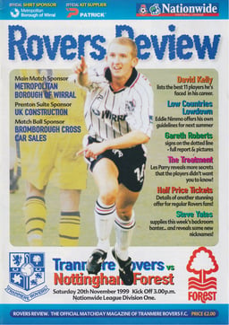 Tranmere Rovers v Nottingham Forest Match Programme 1999-11-20